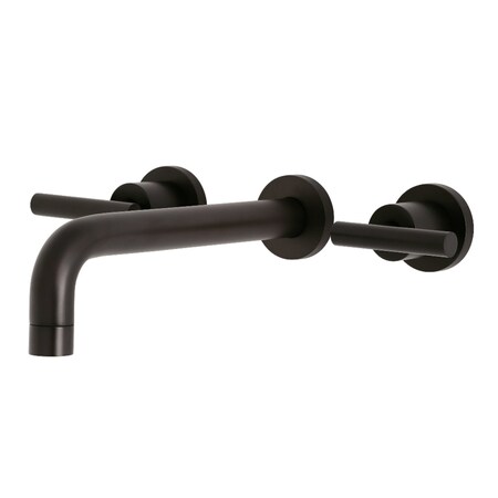 Kingston Brass Roman Tub Faucet, Oil Rubbed Bronze, Wall Mount KS8025CML